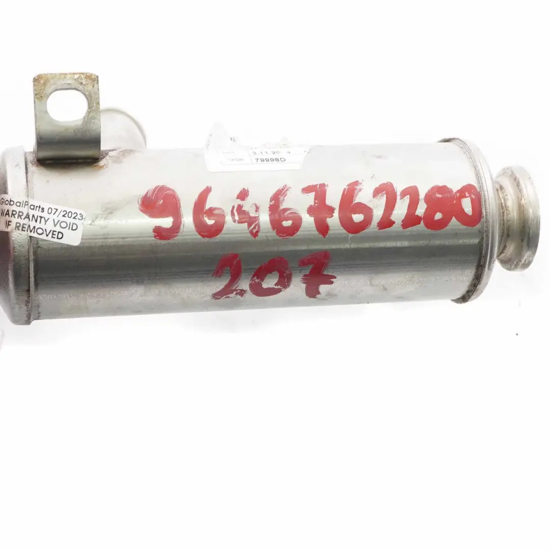  Raffreddatore di scarico Peugeot 207 Tubo flessibile EGR - SKU 9646762280 - Numero di parte 9646762280