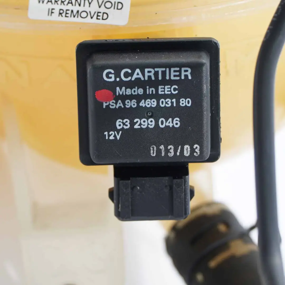 Réservoir d'expansion de liquide de refroidissement pour Peugeot 307 à propos du numéro de pièce 9646903180 Peugeot 307 Réservoir d'expansion de liquide de refroidissement - SKU 9646903180 - Numéro de pièce 9646903180