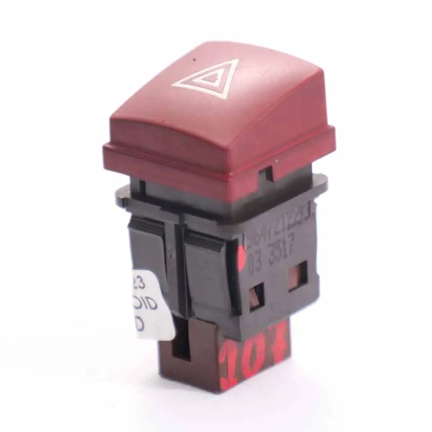 Hazard Warning Switch Button Control Unit to Peugeot 207 with Part number 96472122KR Peugeot 207 Hazard Warning Switch Button Control Unit - SKU 96472122KR - Part number 96472122KR