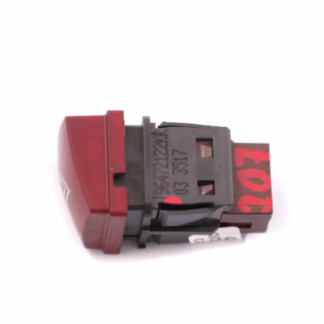 Hazard Warning Switch Button Control Unit to Peugeot 207 with Part number 96472122KR Peugeot 207 Hazard Warning Switch Button Control Unit - SKU 96472122KR - Part number 96472122KR