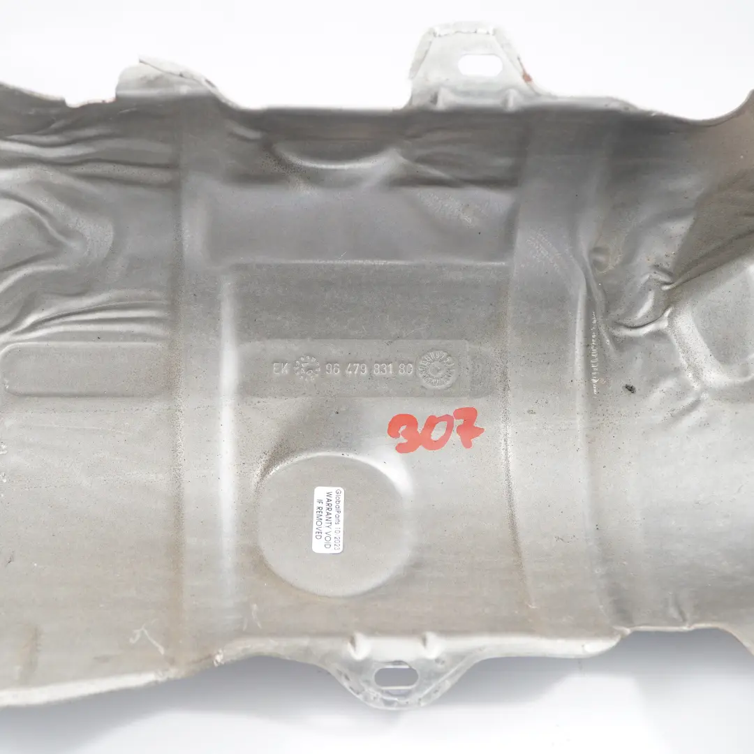Peugeot 307 1.6 HDI Catalizador escape Cubierta aislamiento térmico - SKU 9647983180 - Número de pieza 9647983180