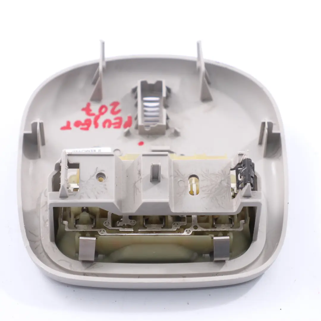 Luce Tetto Lampada lettura anteriore Pannello Interno per Peugeot 207 con numero di parte 9648338577 Peugeot 207 Luce Tetto Lampada lettura anteriore Pannello Interno - SKU 9648338577 - Numero di parte 9648338577