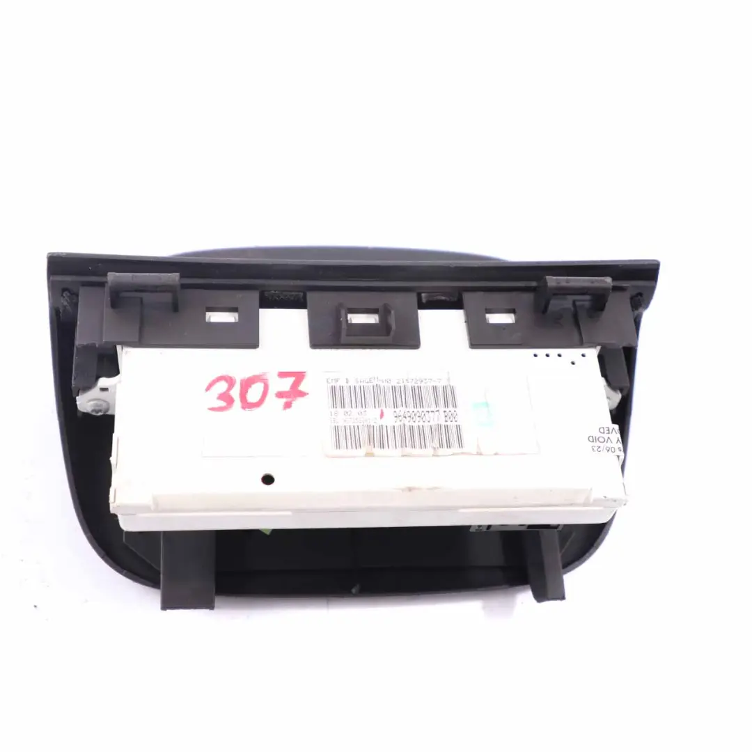 Display Screen Dashboard Multifunction Monitor Unit to Peugeot 307 with Part number 9649090377 Peugeot 307 Display Screen Dashboard Multifunction Monitor Unit - SKU 9649090377 - Part number 9649090377