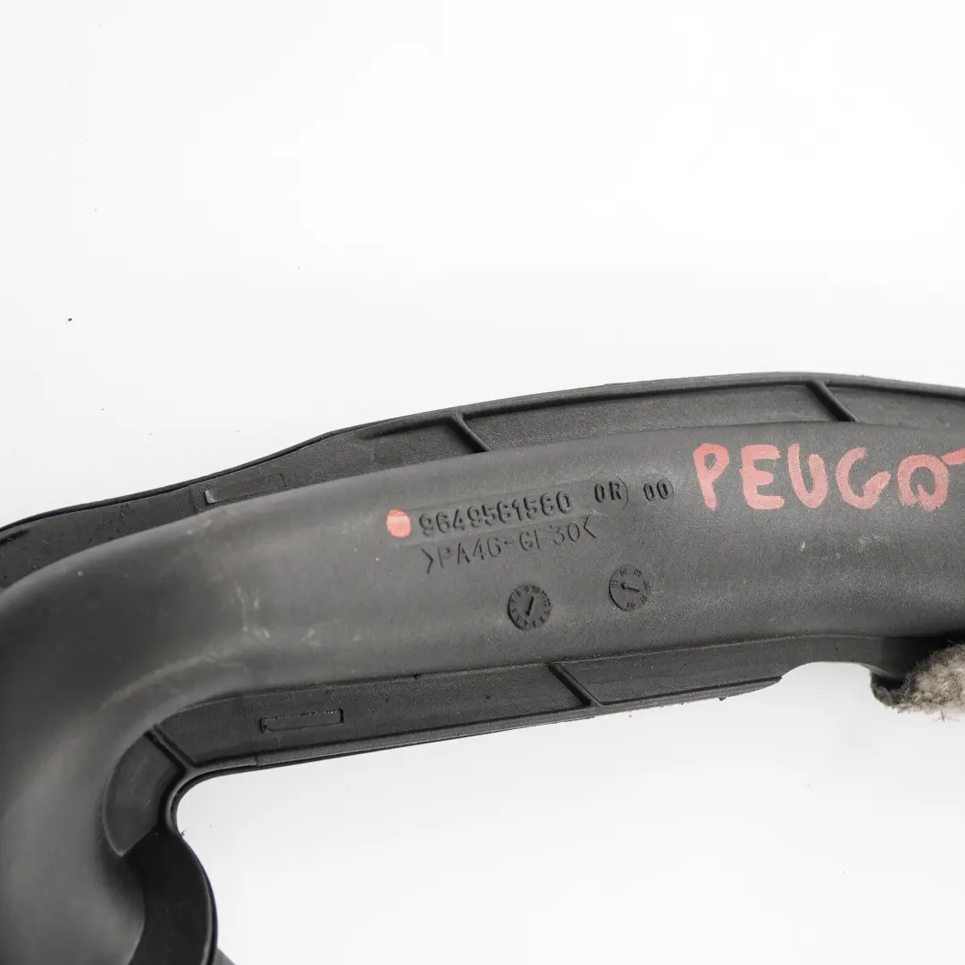 Turbocharger Pipe Intercooler Charge Air Line to Peugeot 206 2.0 HDI with Part number 9649581580 Peugeot 206 2.0 HDI Turbocharger Pipe Intercooler Charge Air Line - SKU 9649581580 - Part number 9649581580