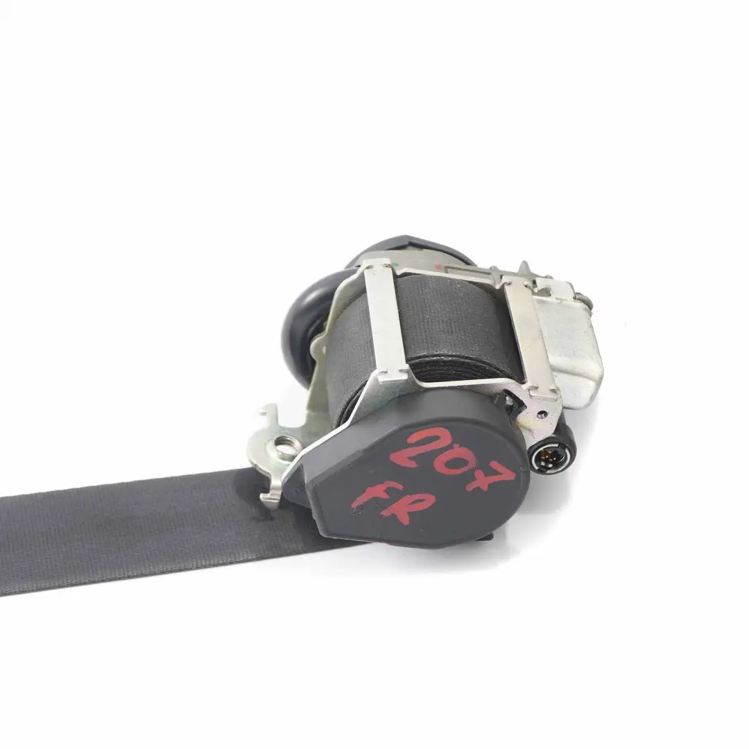 Belt Front Right O/S Safety Seatbelt Black to Peugeot 207 Seat with Part number 96498052XX Peugeot 207 Seat Belt Front Right O/S Safety Seatbelt Black - SKU 96498052XX - Part number 96498052XX