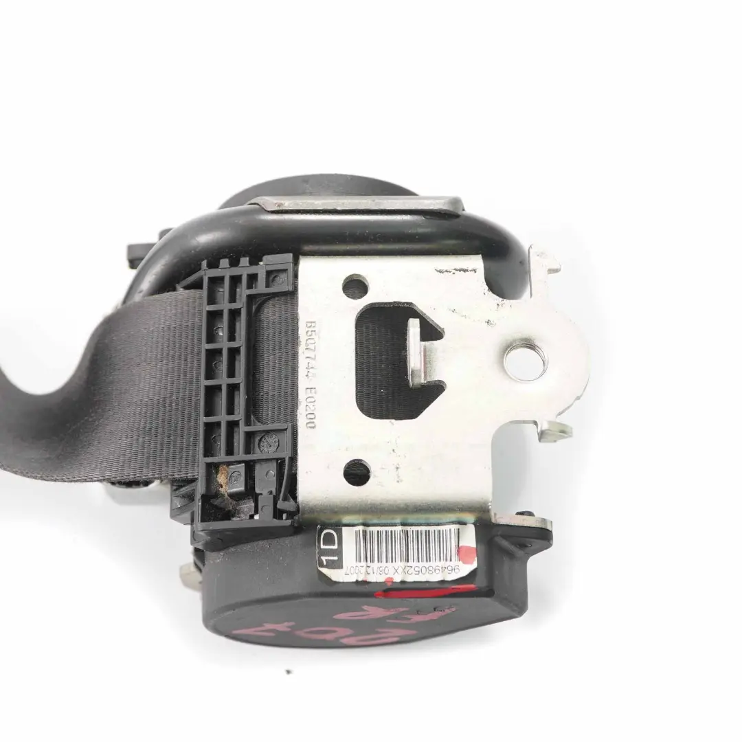 Peugeot 207 Sicherheitsgurt vorne rechts Sicherheitsgurt Schwarz - SKU 96498052XX - Teilenummer 96498052XX