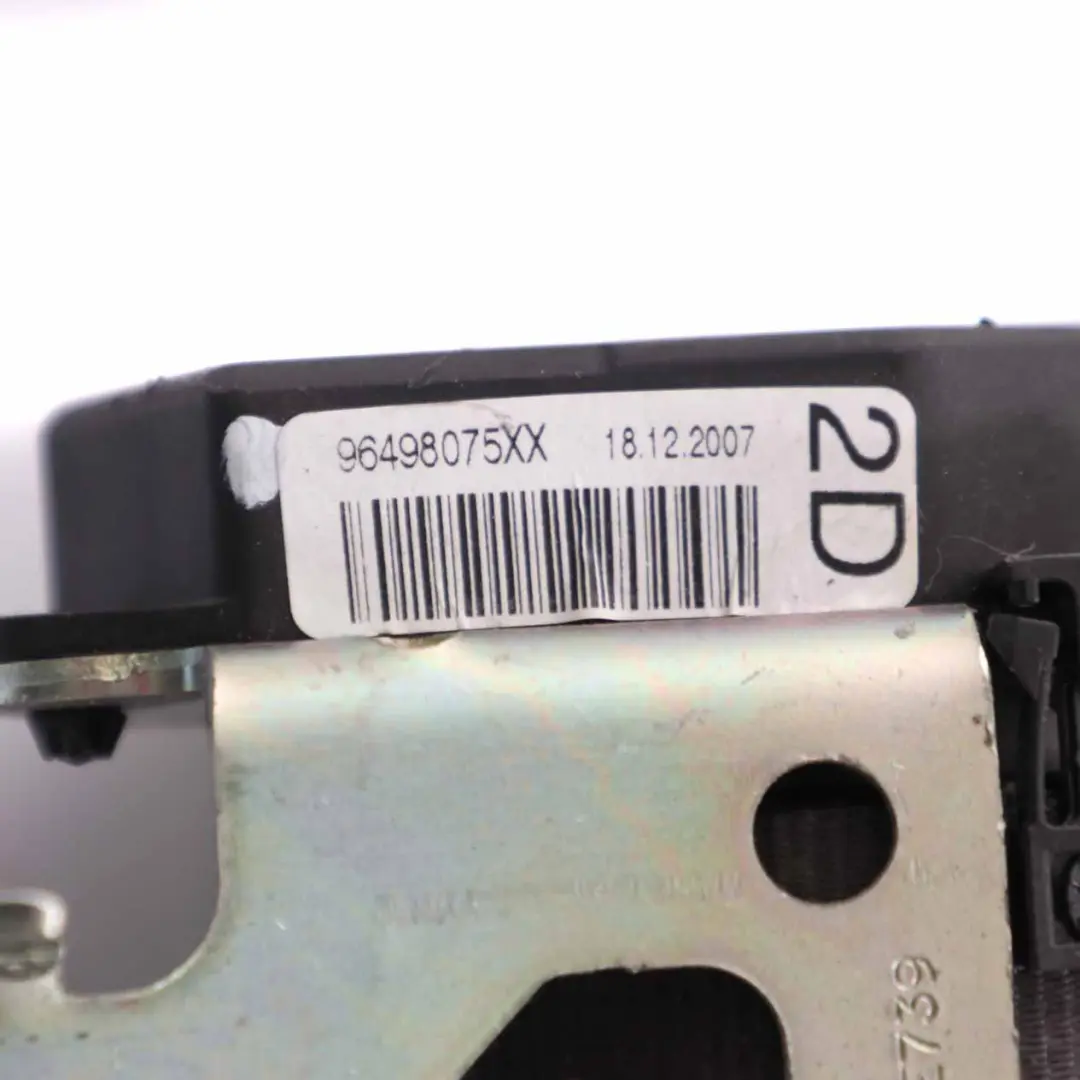 Sicherheitsgurt hinten rechts Sicherheit Schwarz für Peugeot 207 mit Teilenummer 96498075XX Peugeot 207 Sicherheitsgurt hinten rechts Sicherheit Schwarz - SKU 96498075XX - Teilenummer 96498075XX