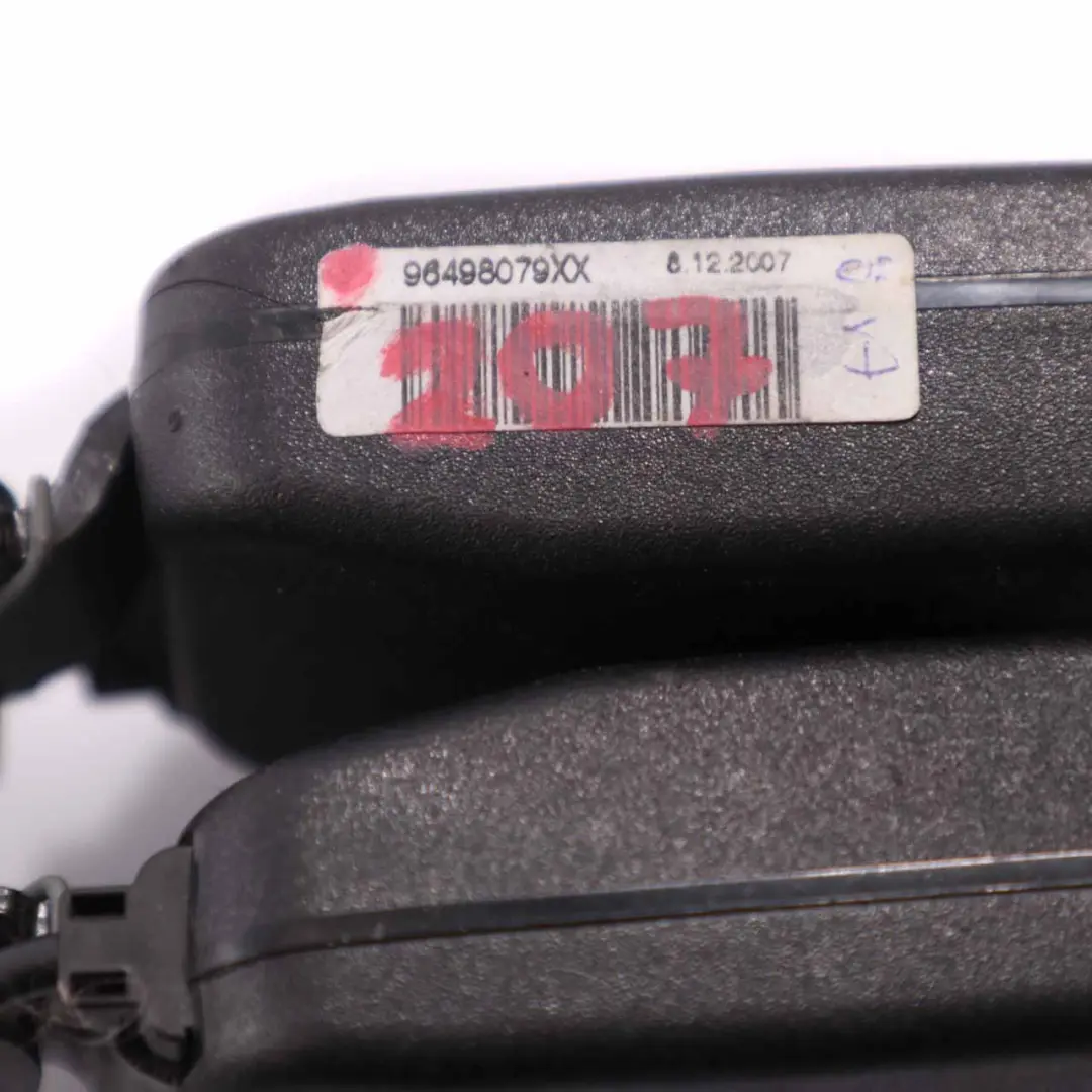 Peugeot 207 Ceinture Sécurité Boucle Arrière Milieu Centre Droite - SKU 96498079XX - Numéro de pièce 96498079XX