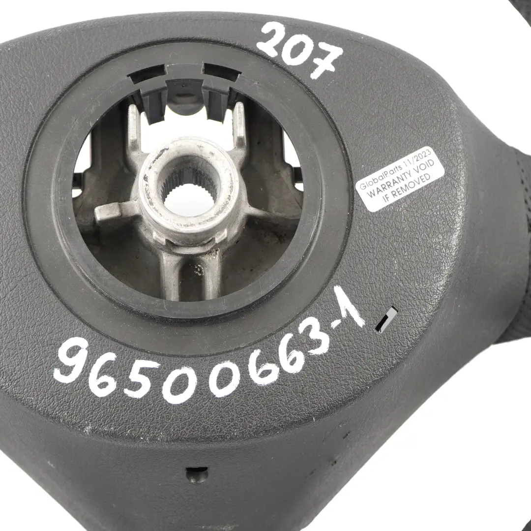 NUEVO Cuero Negro para Peugeot 207 Volante con número de pieza 96500663 Peugeot 207 Volante NUEVO Cuero Negro - SKU 96500663-1 - Número de pieza 96500663