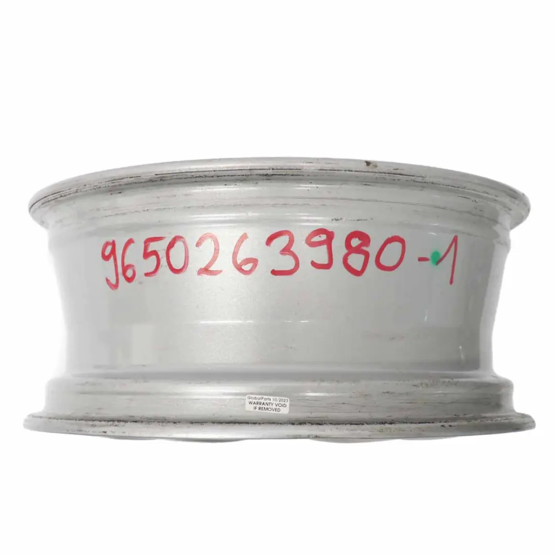 Citroen C3 C4 Silber Leichtmetallfelge 16" ET:26 6,5J  - SKU 9650263980-1 - Teilenummer 9650263980