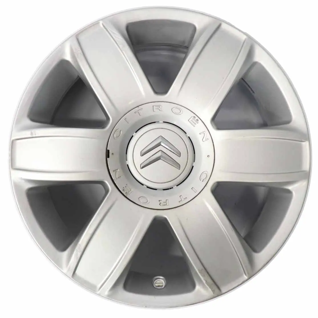 Citroen C3 C4 Argento Cerchio in lega 16" ET:26 6,5J 9650263980