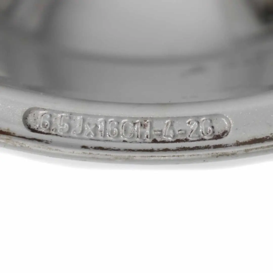 Citroen C3 C4 Silber Leichtmetallfelge 16" ET:26 6,5J  - SKU 9650263980-1 - Teilenummer 9650263980
