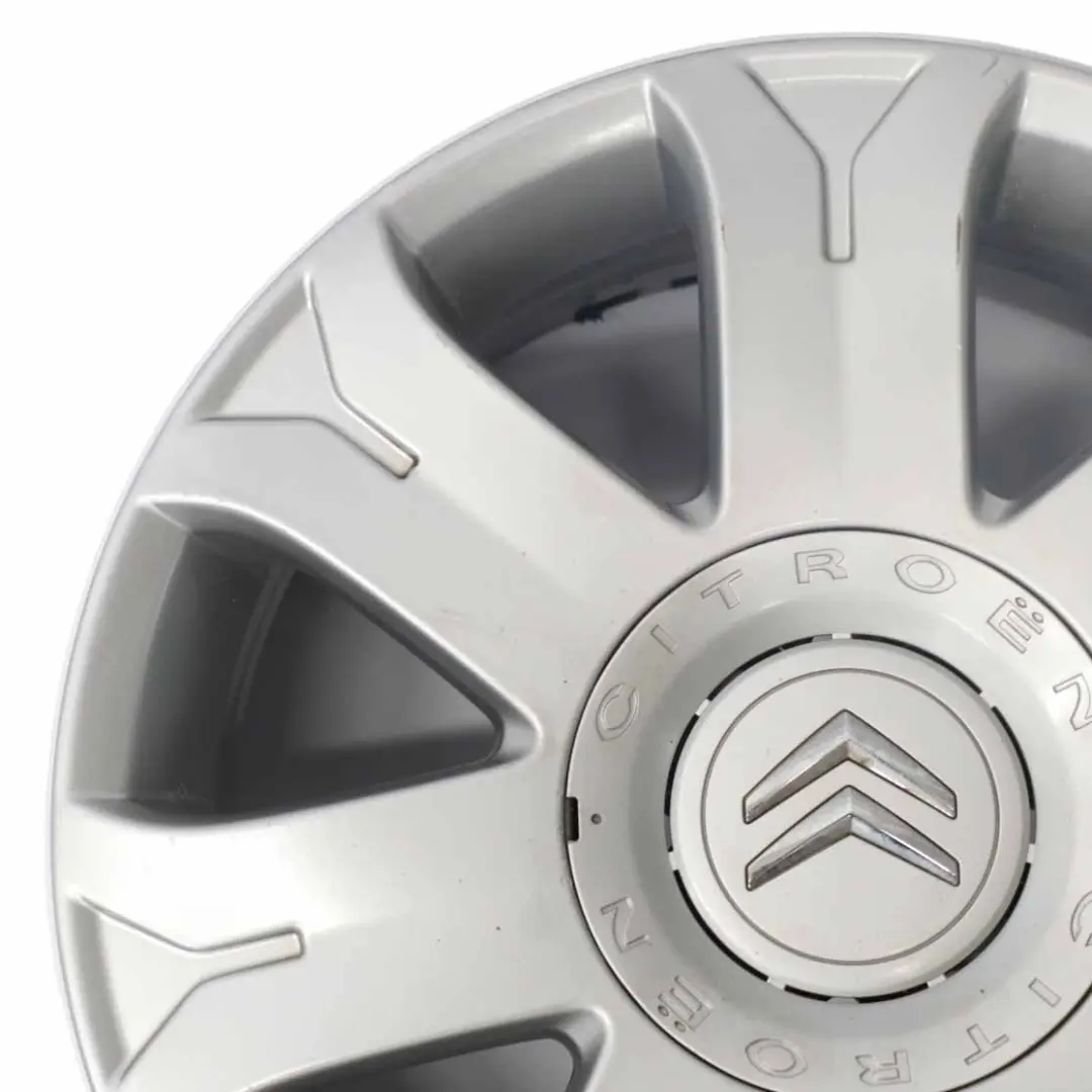  Citroen C3 C4 Silver Alloy Wheel Rim 16" ET:26 6,5J - SKU 9650263980-3 - Part number 9650263980