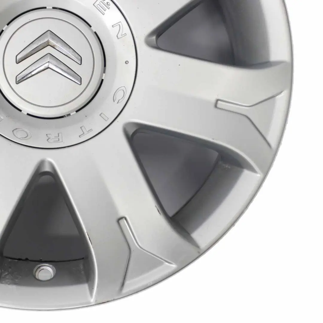  Citroen C3 C4 Silver Alloy Wheel Rim 16" ET:26 6,5J - SKU 9650263980-3 - Part number 9650263980