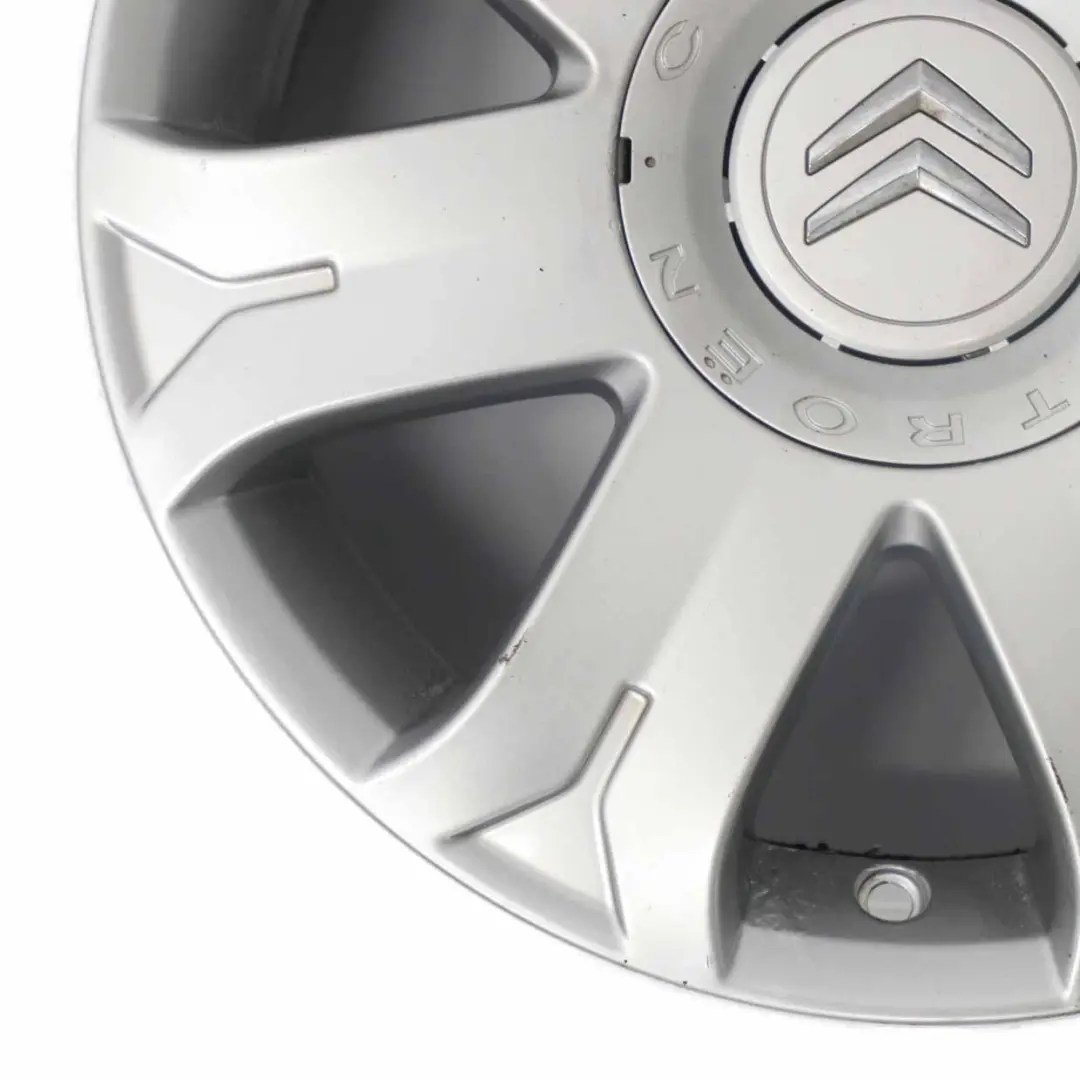  Citroen C3 C4 Silver Alloy Wheel Rim 16" ET:26 6,5J - SKU 9650263980-3 - Part number 9650263980