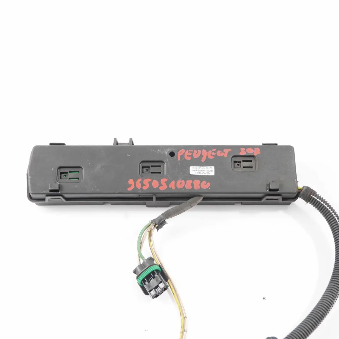 Peugeot 307 raffreddamento radiatore cablaggio cavo modulo filo - SKU 9650510880 - Numero di parte 9650510880