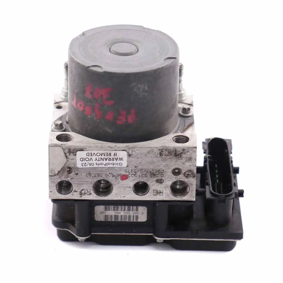 Peugeot 307 Brake Pump ABS Module Hydraulic Braking Control Unit - SKU 9650576780 - Part number 9650576780