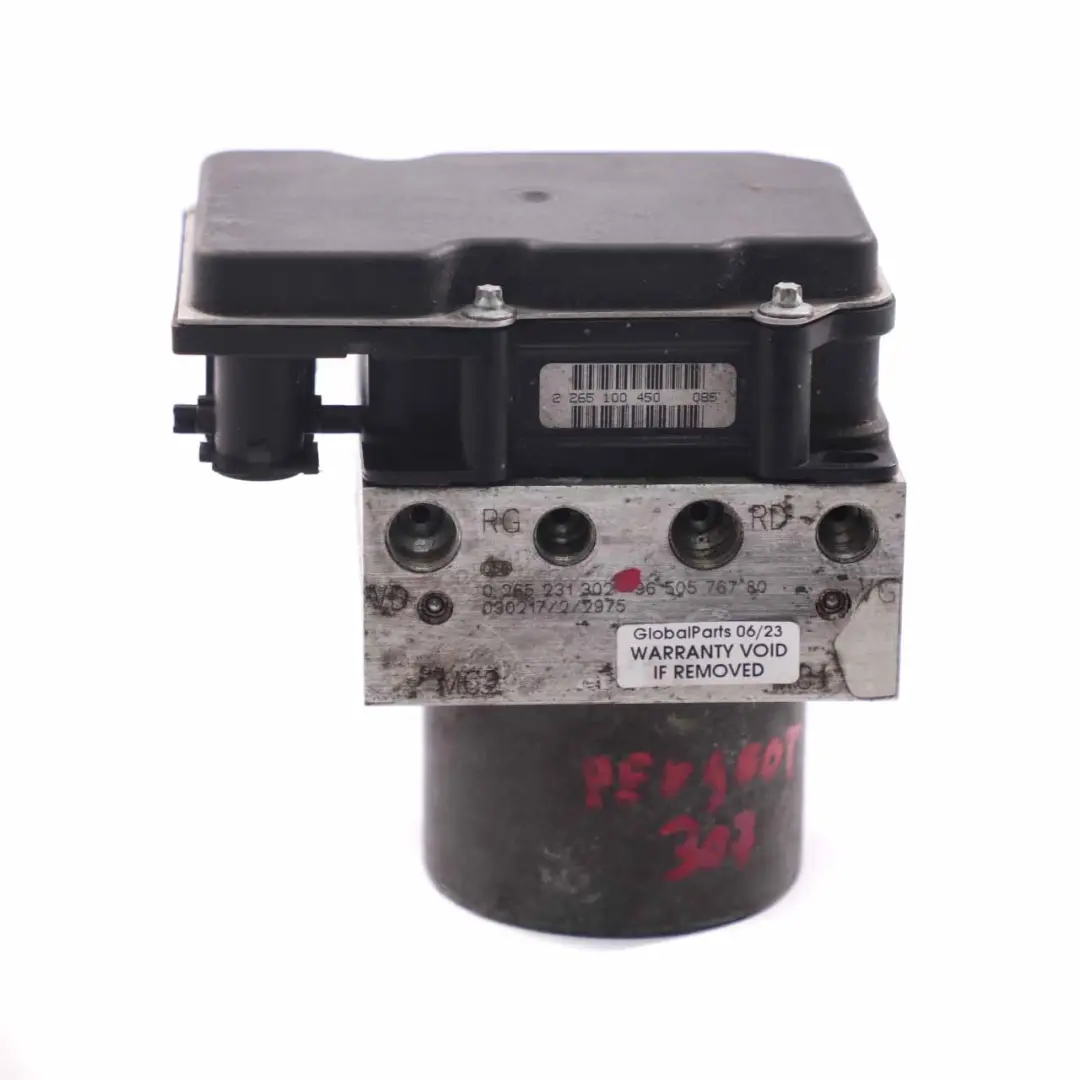 Bomba freno Módulo ABS Unidad control frenado hidráulico para Peugeot 307 con número de pieza 9650576780 Peugeot 307 Bomba freno Módulo ABS Unidad control frenado hidráulico - SKU 9650576780 - Número de pieza 9650576780