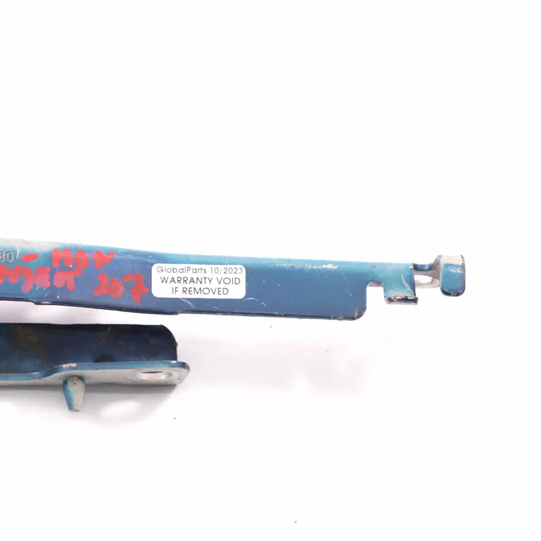 Peugeot 207 Motor haube scharnier vorne rechts Montebello Blau KPL - SKU 9650866980-MON - Teilenummer 9650866980
