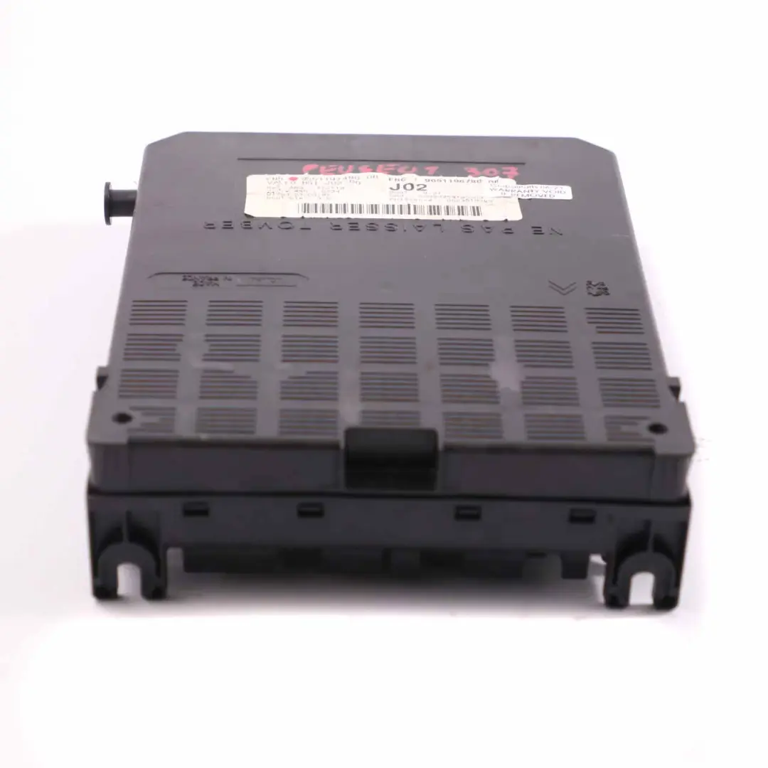 Peugeot 307 Modulo Unità Controllo Corpo Comfort BSI Scatola Fusibili - SKU 9651197480 - Numero di parte 9651197480