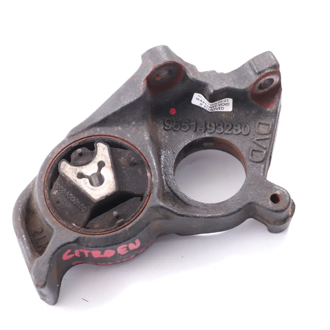Mount Citroen Berlingo Peugeot Partner Rear Bracket Support to Engine with Part number 9651493280 Engine Mount Citroen Berlingo Peugeot Partner Rear Bracket Support - SKU 9651493280 - Part number 9651493280