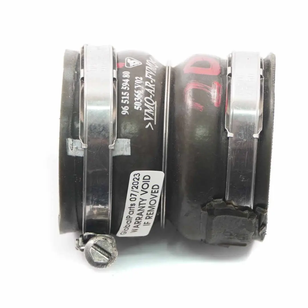 Peugeot 207 1.6 HDI Aire Tubería Turbo Intercooler Manguera - SKU 9651559480 - Número de pieza 9651559480