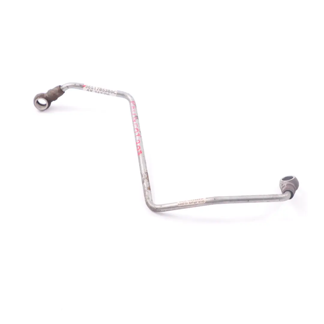 Oil Pipe Turbocharger Turbo Line Hose 1.6 HDI Peugeot 207 - SKU 9651785380C - Part number 9651785380C