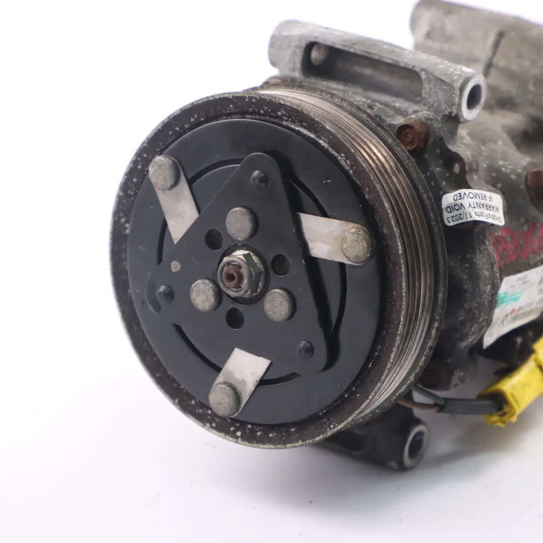 Sprężarka Kompresor Klimatyzacji do Peugeot 207 307 1.6 HDI o numerze 9651910980 Peugeot 207 307 1.6 HDI Sprężarka Kompresor Klimatyzacji - SKU 9651910980 - Numer Części 9651910980