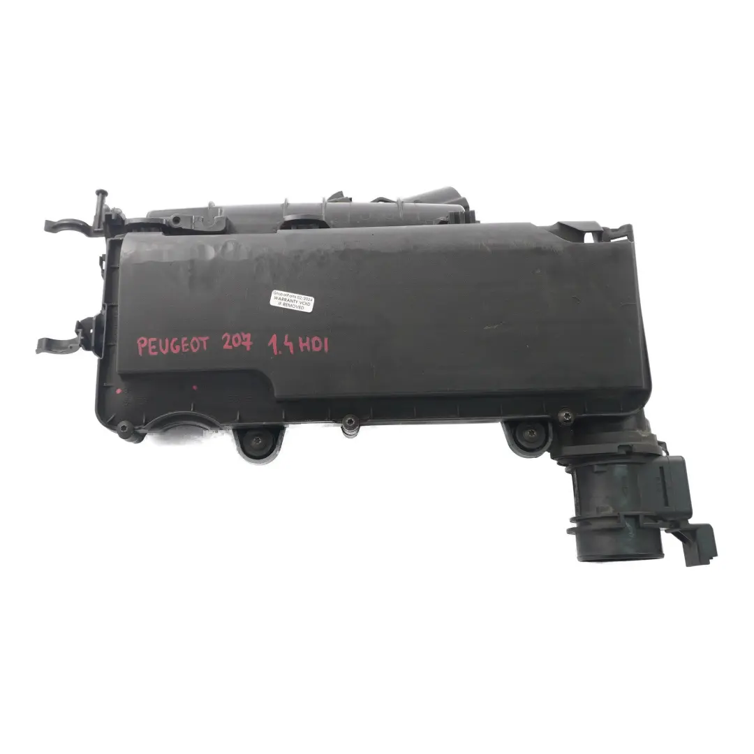 Peugeot 207 1.4 HDI Silenciador de admisión Filtro de aire Caja - SKU 9652987380 - Número de pieza 9652987380
