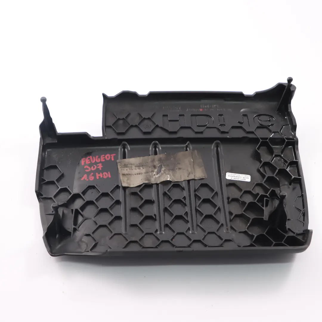 Peugeot 307 1.6 HDI Diesel Motor abdeckung Trim Isolierung Panel - SKU 9653014380 - Teilenummer 9653014380