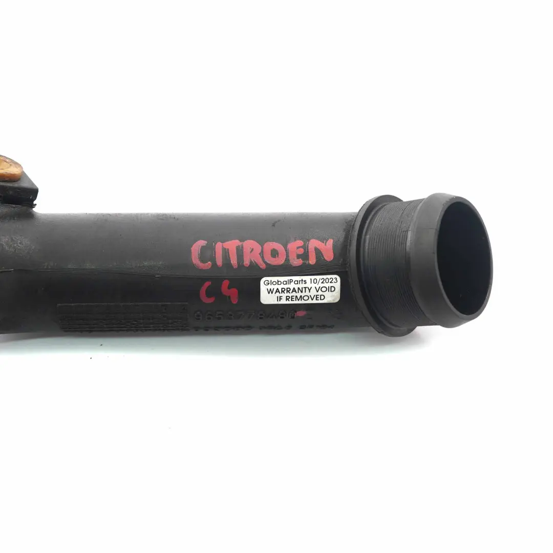  Citroen C4 Intercooler Hose Air Intake Pipe Resonator Diesel - SKU 9653778480 - Part number 9653778480