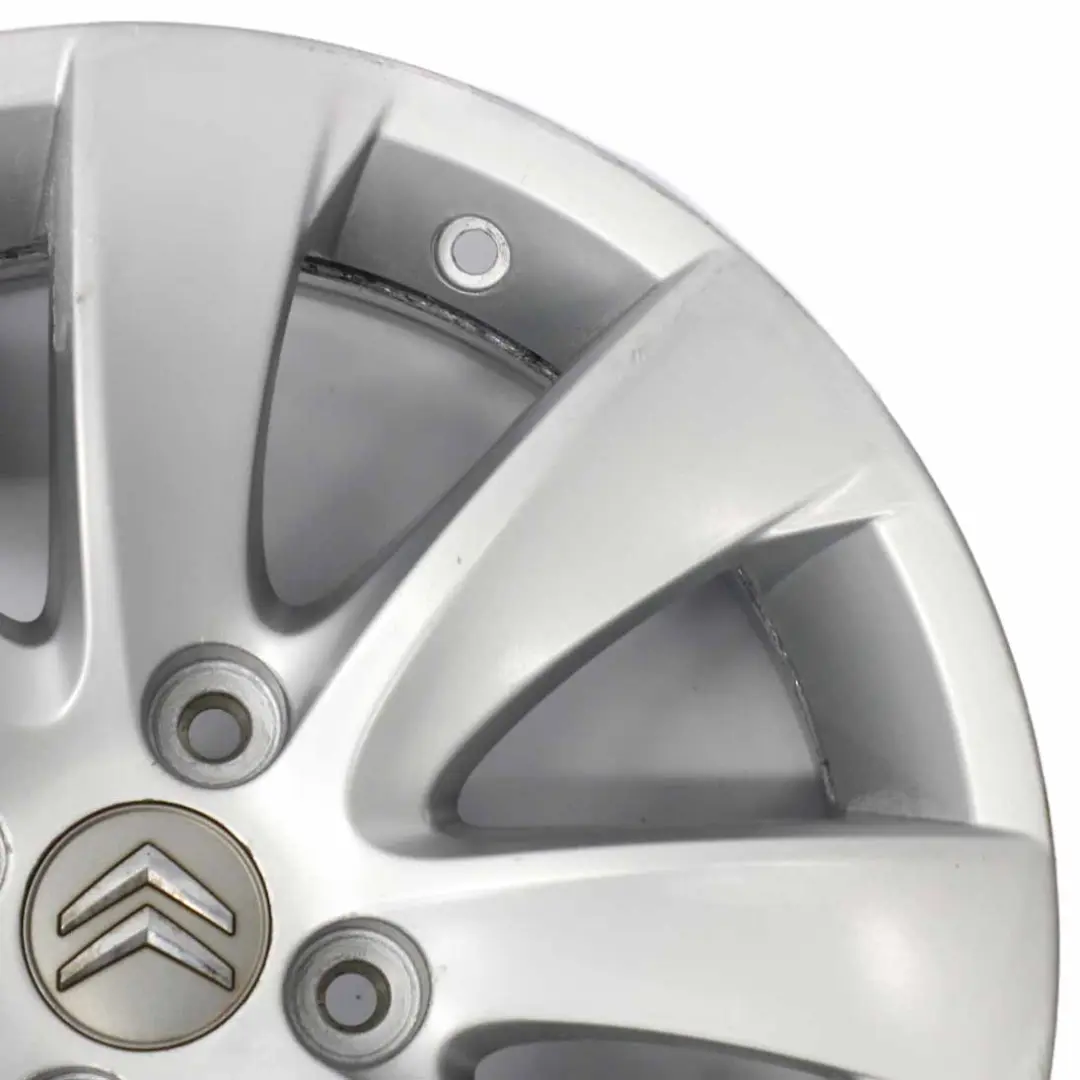  Citroen C4 Picasso Silver Alloy Wheel Rim 16" ET:26 6,5J - SKU 9654385880-1 - Part number 9654385880