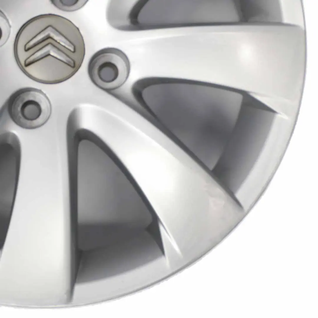  Citroen C4 Picasso Silver Alloy Wheel Rim 16" ET:26 6,5J - SKU 9654385880-1 - Part number 9654385880