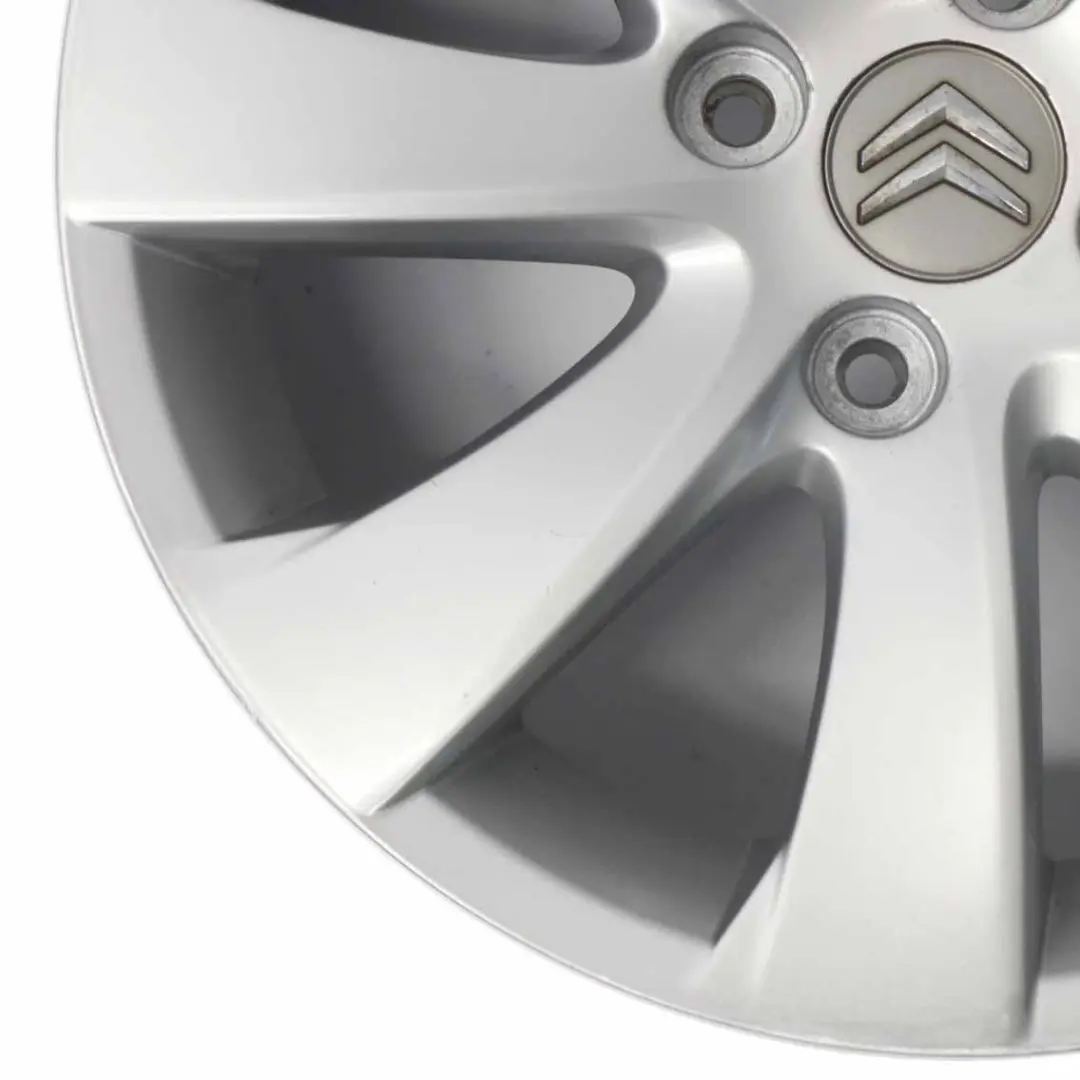  Citroen C4 Picasso Silver Alloy Wheel Rim 16" ET:26 6,5J - SKU 9654385880-1 - Part number 9654385880