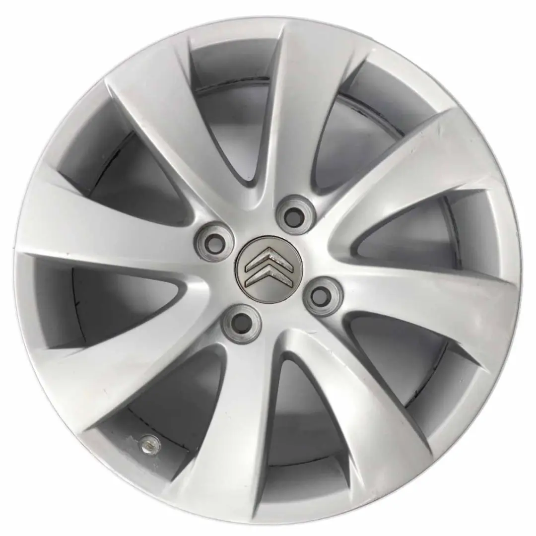 Citroen C4 Picasso Jante Alu Argent 16" ET:26 6,5J pour à propos du numéro de pièce 9654385880 Citroen C4 Picasso Jante Alu Argent 16" ET:26 6,5J - SKU 9654385880-2 - Numéro de pièce 9654385880