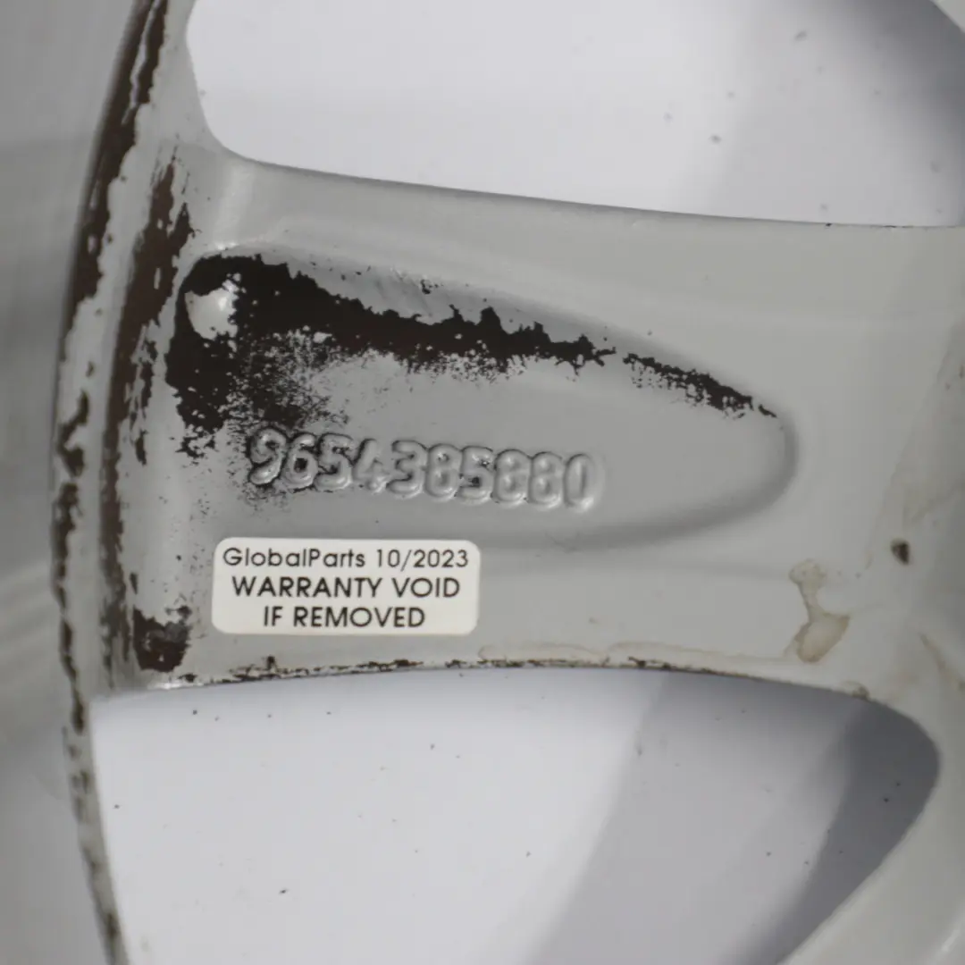  Citroen C4 Picasso Silver Alloy Wheel Rim 16" ET:26 6,5J - SKU 9654385880-2 - Part number 9654385880