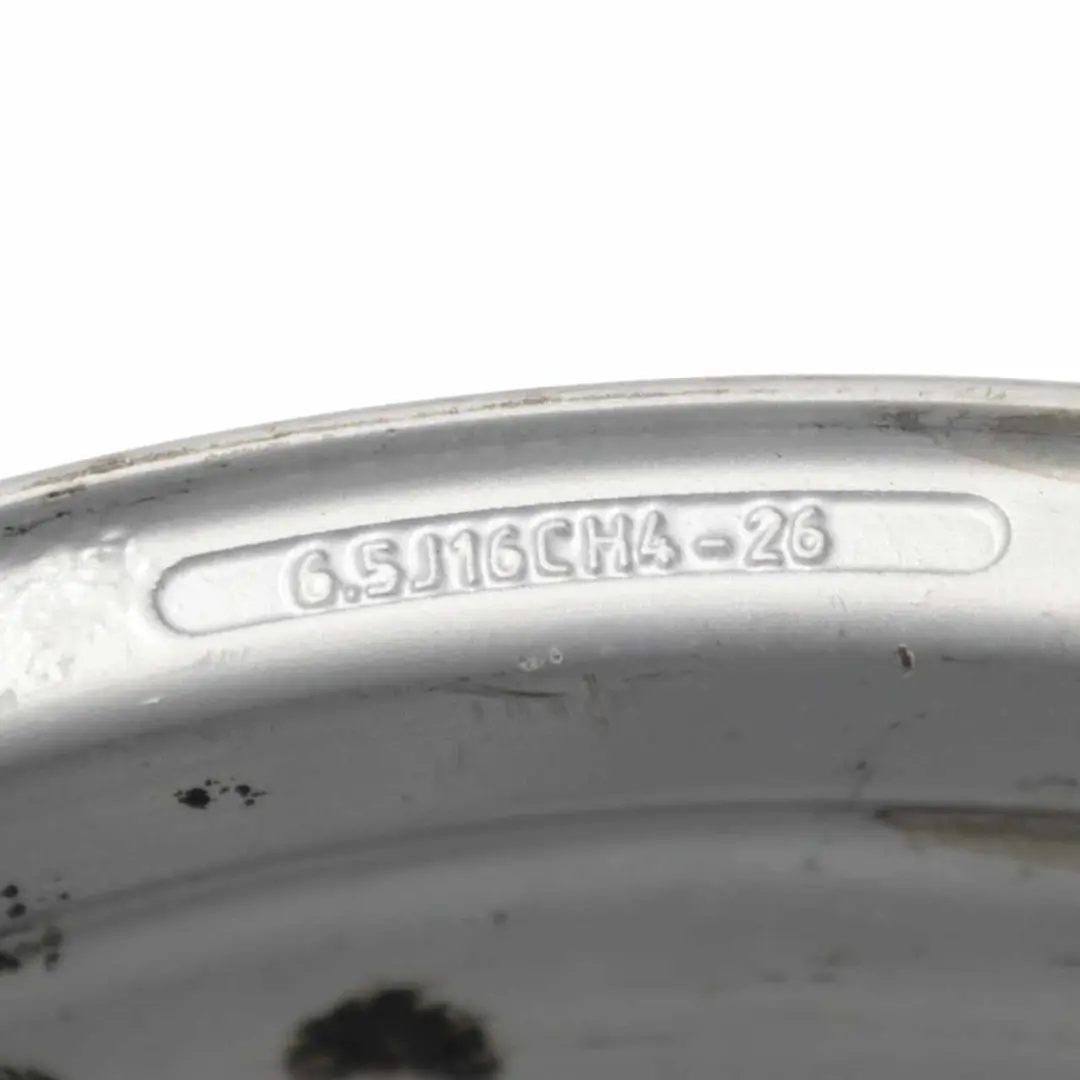  Citroen C4 Picasso Cerchio in lega argento 16" ET:26 6,5J - SKU 9654385880-2 - Numero di parte 9654385880