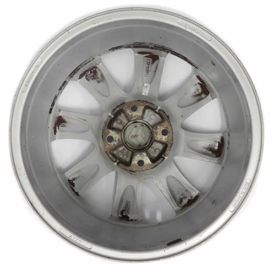 Citroen C4 Picasso Silver Alloy Wheel Rim 16" ET:26 6,5J to with Part number 9654385880 Citroen C4 Picasso Silver Alloy Wheel Rim 16" ET:26 6,5J - SKU 9654385880-3 - Part number 9654385880