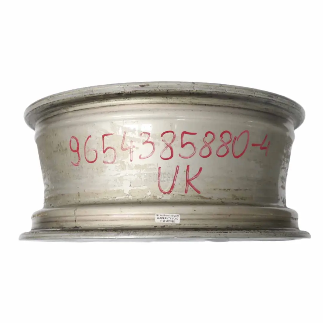 Citroen C4 Picasso Silver Alloy Wheel Rim 16" ET:26 6,5J to with Part number 9654385880 Citroen C4 Picasso Silver Alloy Wheel Rim 16" ET:26 6,5J - SKU 9654385880-4 - Part number 9654385880