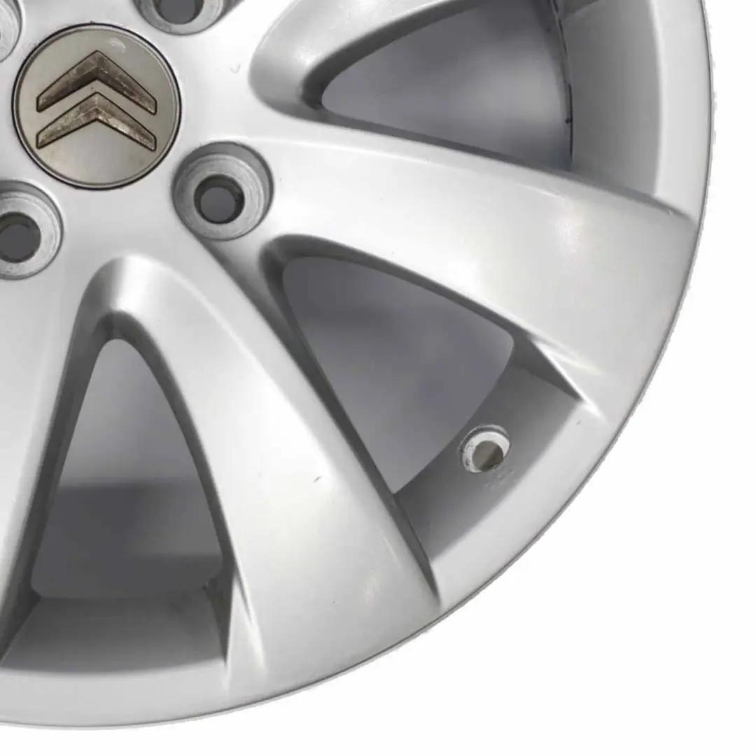 Citroen C4 Picasso Silver Alloy Wheel Rim 16" ET:26 6,5J to with Part number 9654385880 Citroen C4 Picasso Silver Alloy Wheel Rim 16" ET:26 6,5J - SKU 9654385880-4 - Part number 9654385880