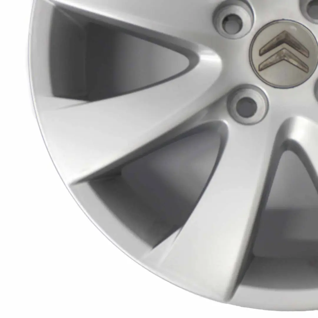 Citroen C4 Picasso Silver Alloy Wheel Rim 16" ET:26 6,5J to with Part number 9654385880 Citroen C4 Picasso Silver Alloy Wheel Rim 16" ET:26 6,5J - SKU 9654385880-4 - Part number 9654385880