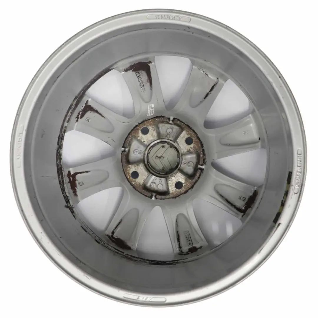 Citroen C4 Picasso Silver Alloy Wheel Rim 16" ET:26 6,5J to with Part number 9654385880 Citroen C4 Picasso Silver Alloy Wheel Rim 16" ET:26 6,5J - SKU 9654385880-4 - Part number 9654385880