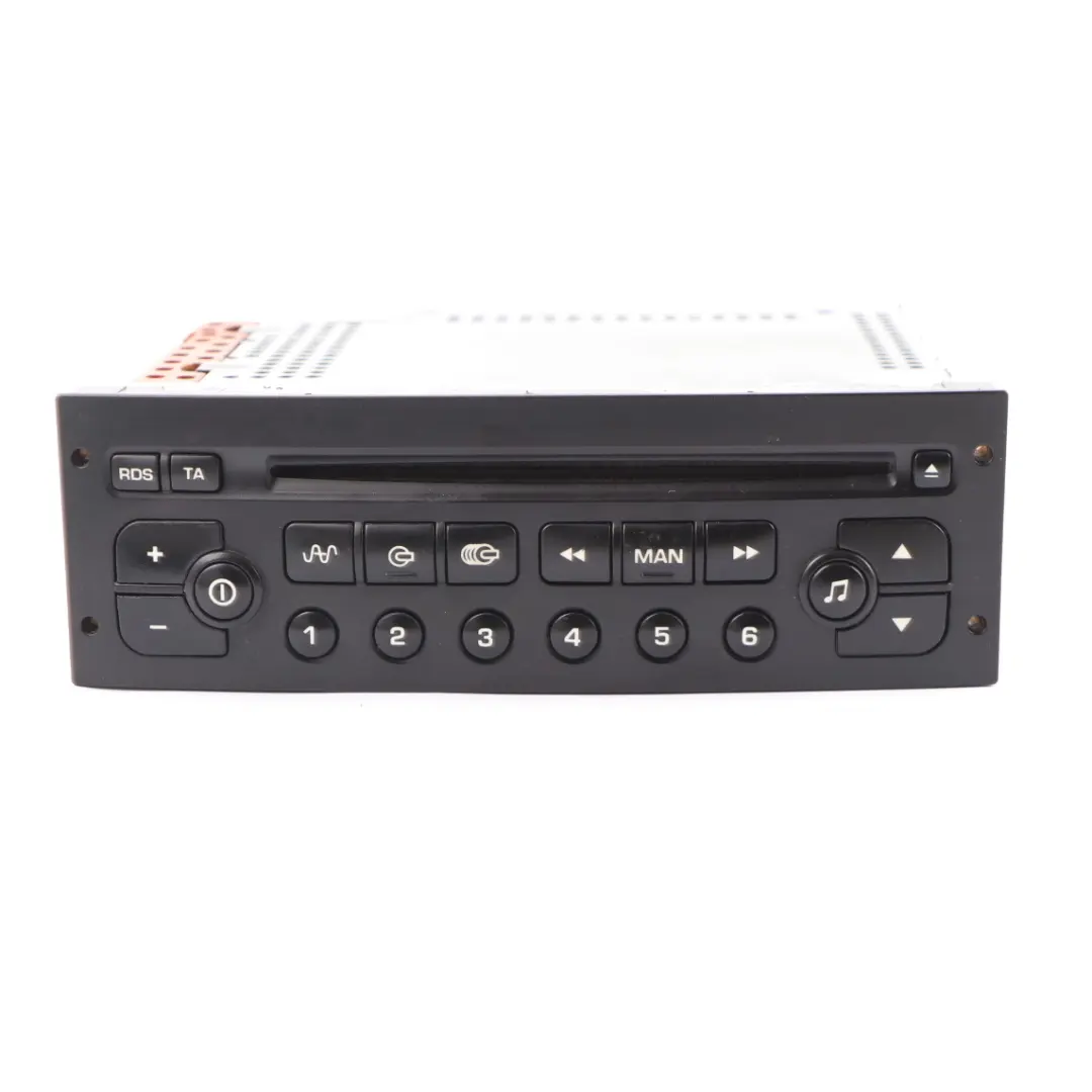 Radio Stereo CD Player Head Unit to Peugeot 307 with Part number 96545978XT01 Peugeot 307 Radio Stereo CD Player Head Unit - SKU 96545978XT01 - Part number 96545978XT01
