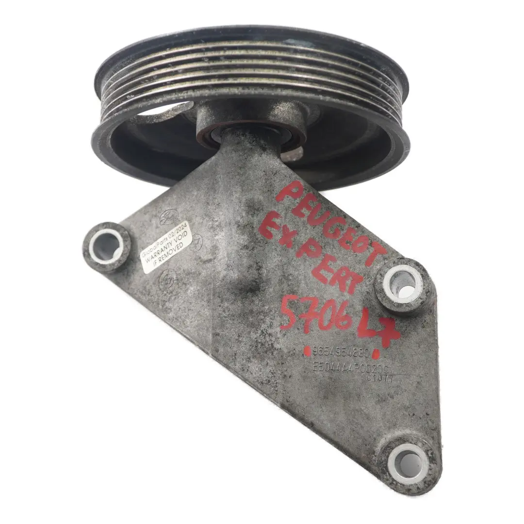 Citroen Jumpy 2.0 HDi Diesel Riemenspann rolle für Peugeot Expert mit Teilenummer 9654954880 Peugeot Expert Citroen Jumpy 2.0 HDi Diesel Riemenspann rolle - SKU 9654954880 - Teilenummer 9654954880