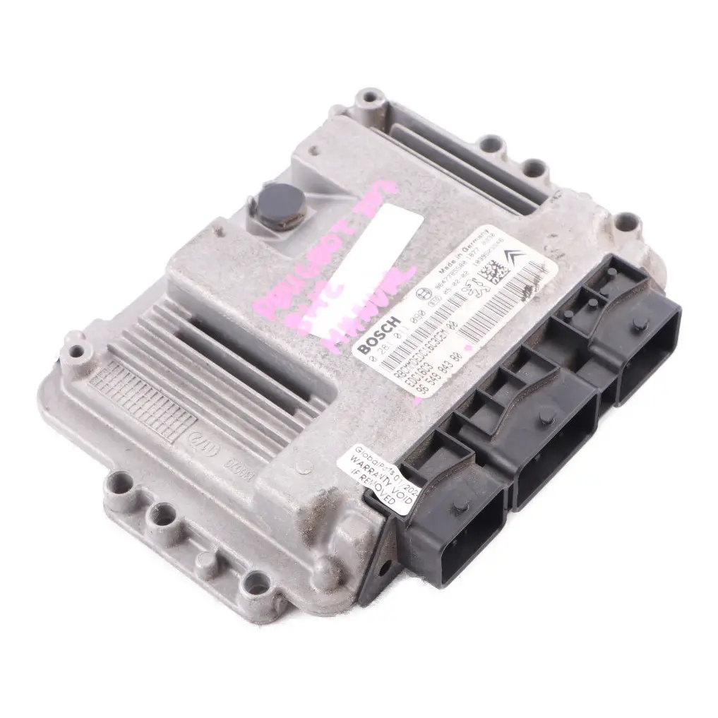 8HZ Engine Control Unit ECU Manual to Peugeot 307 1.4 HDI Diesel with Part number 9654984380 Peugeot 307 1.4 HDI Diesel 8HZ Engine Control Unit ECU Manual - SKU 9654984380 - Part number 9654984380
