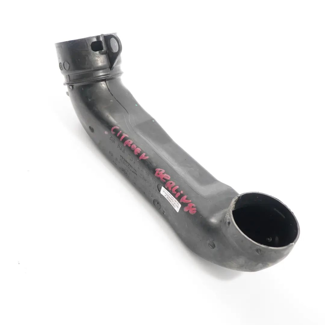  Citroen Berlingo Peugeot 207 1.6 HDI Air Intake Pipe Hose Tube - SKU 9656673480 - Part number 9656673480
