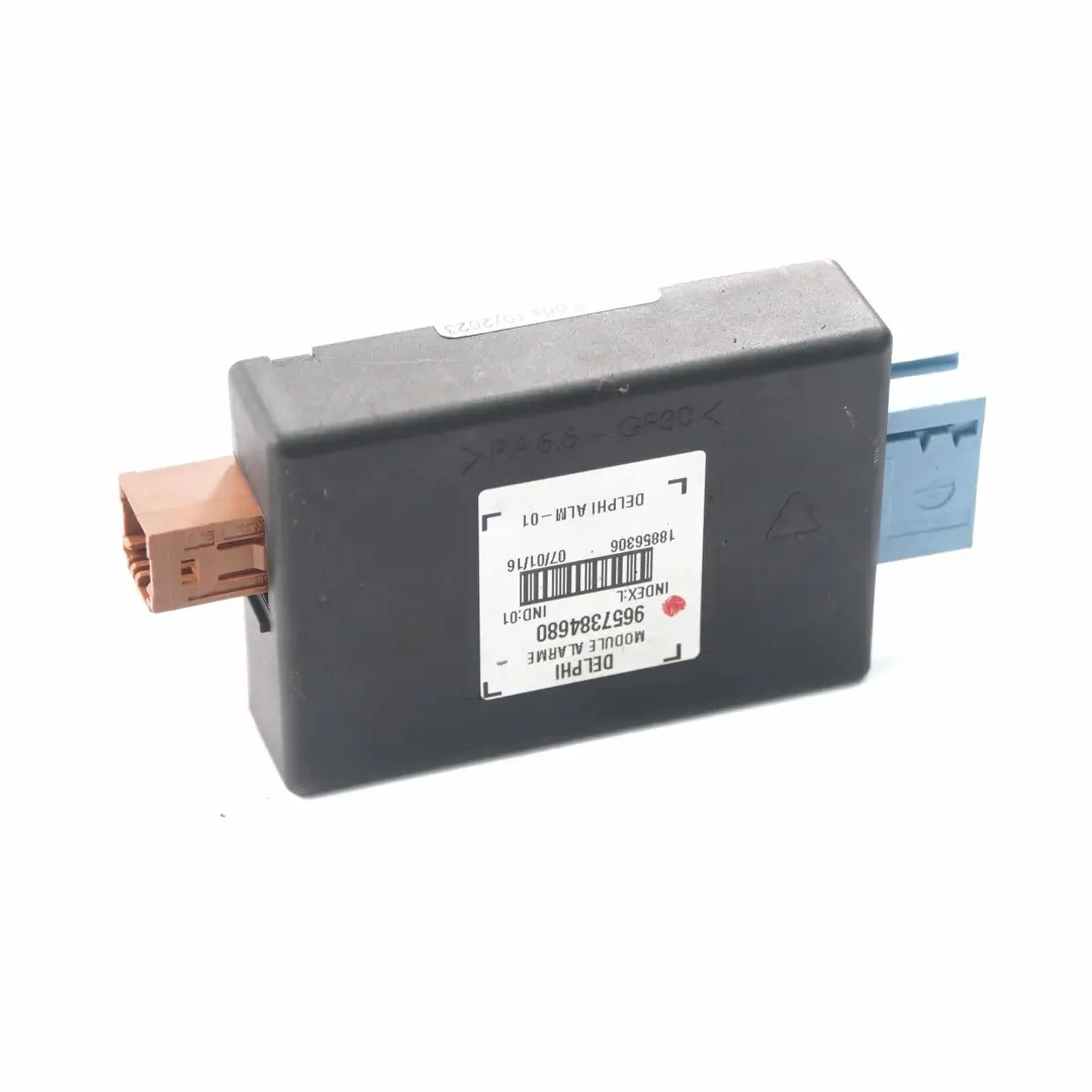 Citroen C4 Peugeot 407 3008 Alarm Anti-Theft Siren Module Unit to with Part number 9657384680 Citroen C4 Peugeot 407 3008 Alarm Anti-Theft Siren Module Unit - SKU 9657384680 - Part number 9657384680