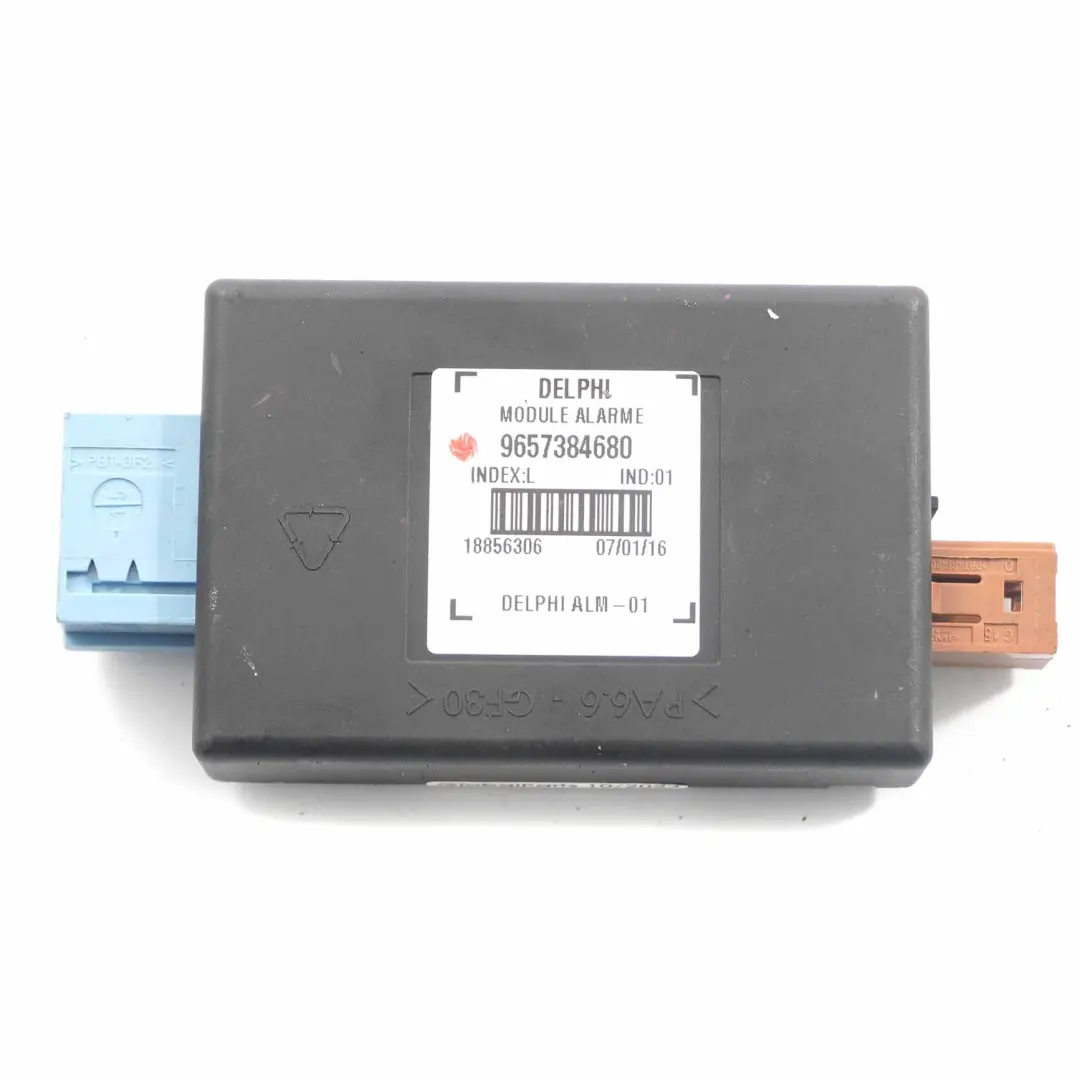  Citroen C4 Peugeot 407 3008 Module Sirène Alarme Antivol - SKU 9657384680 - Numéro de pièce 9657384680