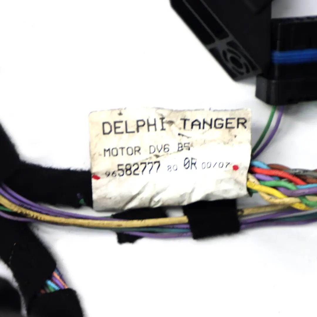 Motore Cablaggio Cavo Loom Harness per Peugeot 307 1.6 HDI Diesel con numero di parte 9658277780 Peugeot 307 1.6 HDI Diesel Motore Cablaggio Cavo Loom Harness - SKU 9658277780 - Numero di parte 9658277780