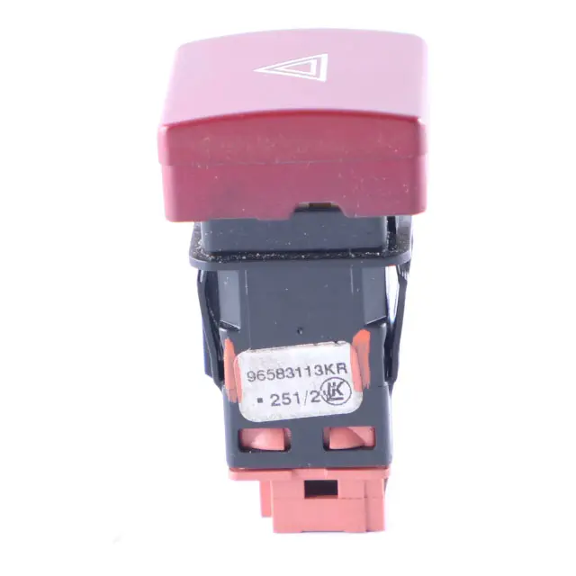 Peugeot Partner Hazard Warning Light Switch Taste - SKU 96583113KR - Teilenummer 96583113KR